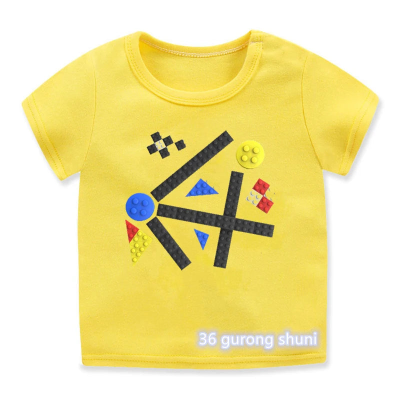 Cute Kids Clothes Summer Boys Girls Clothing Tee