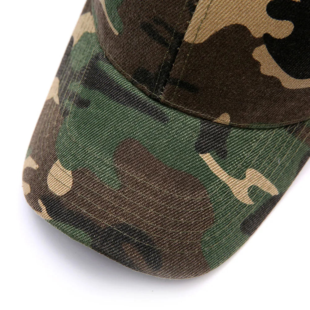 Sommer Justerbare Baseball Caps Unisex Sport Udendørs Solcreme Hurtigtørrende Casual Caps Kvinder Mænd Camouflage Hatte