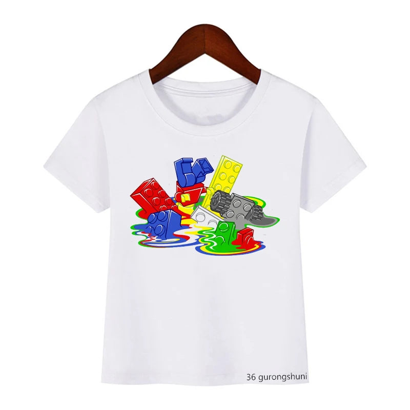 Cute Kids Clothes Summer Boys Girls Clothing Tee