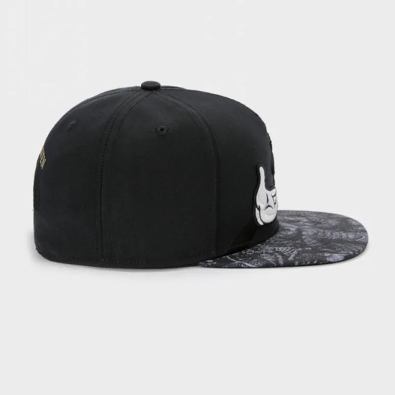 FEI M Mode Gud givet Snapback-kasket Giv mig penge Sort Udendørs Hip Hop Baseballkasket Rejse Voksen Afslappet Sport Solhat