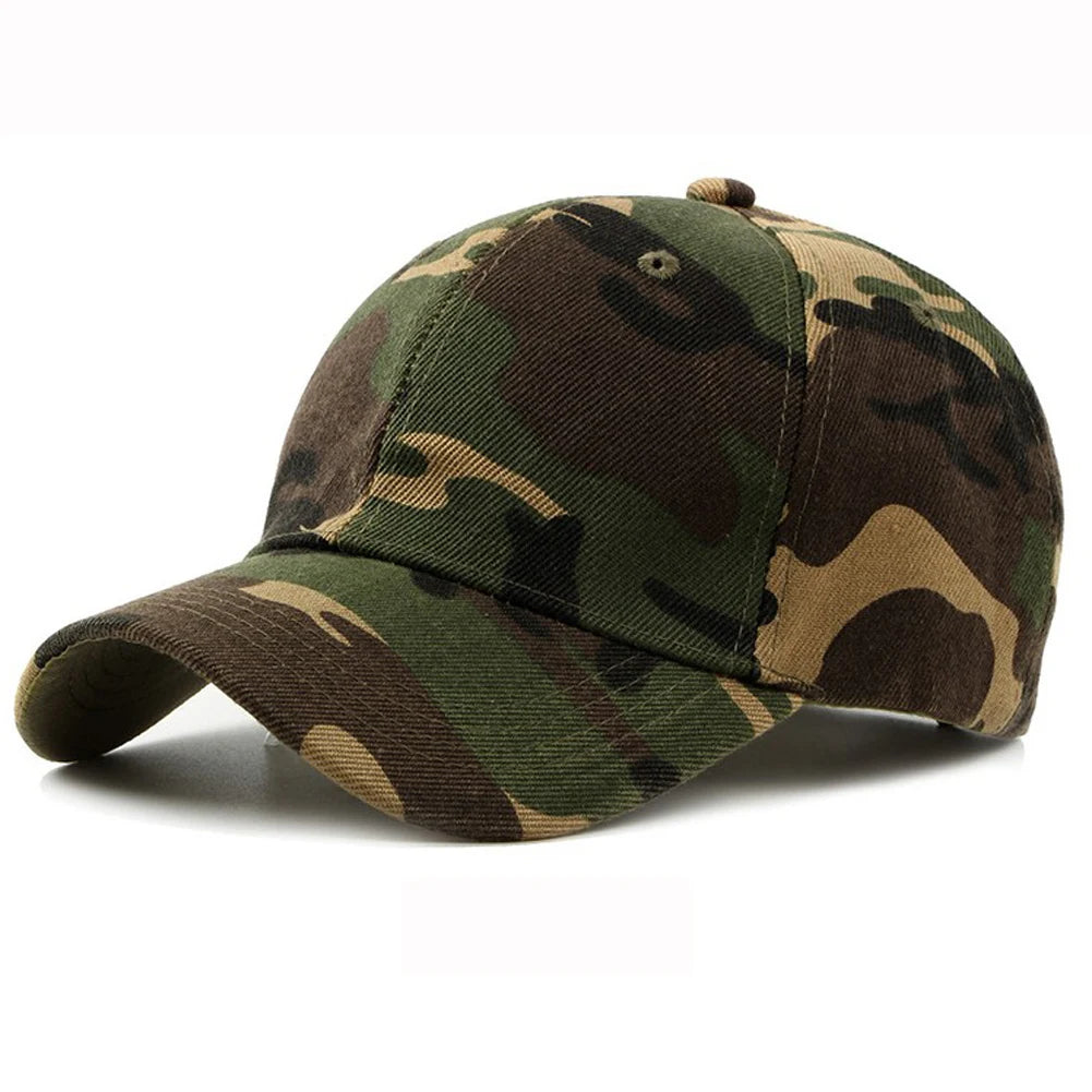 Summer Adjustable Baseball Caps Unisex Sports Outdoor Sunscreen Quick-Drying Casual Caps Women Men Camouflage Hats