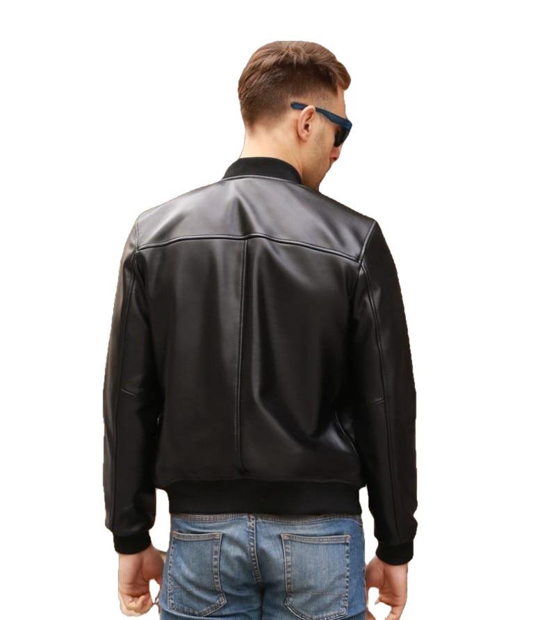 Jorah Men's Classic Bomber Leather Jacket-1