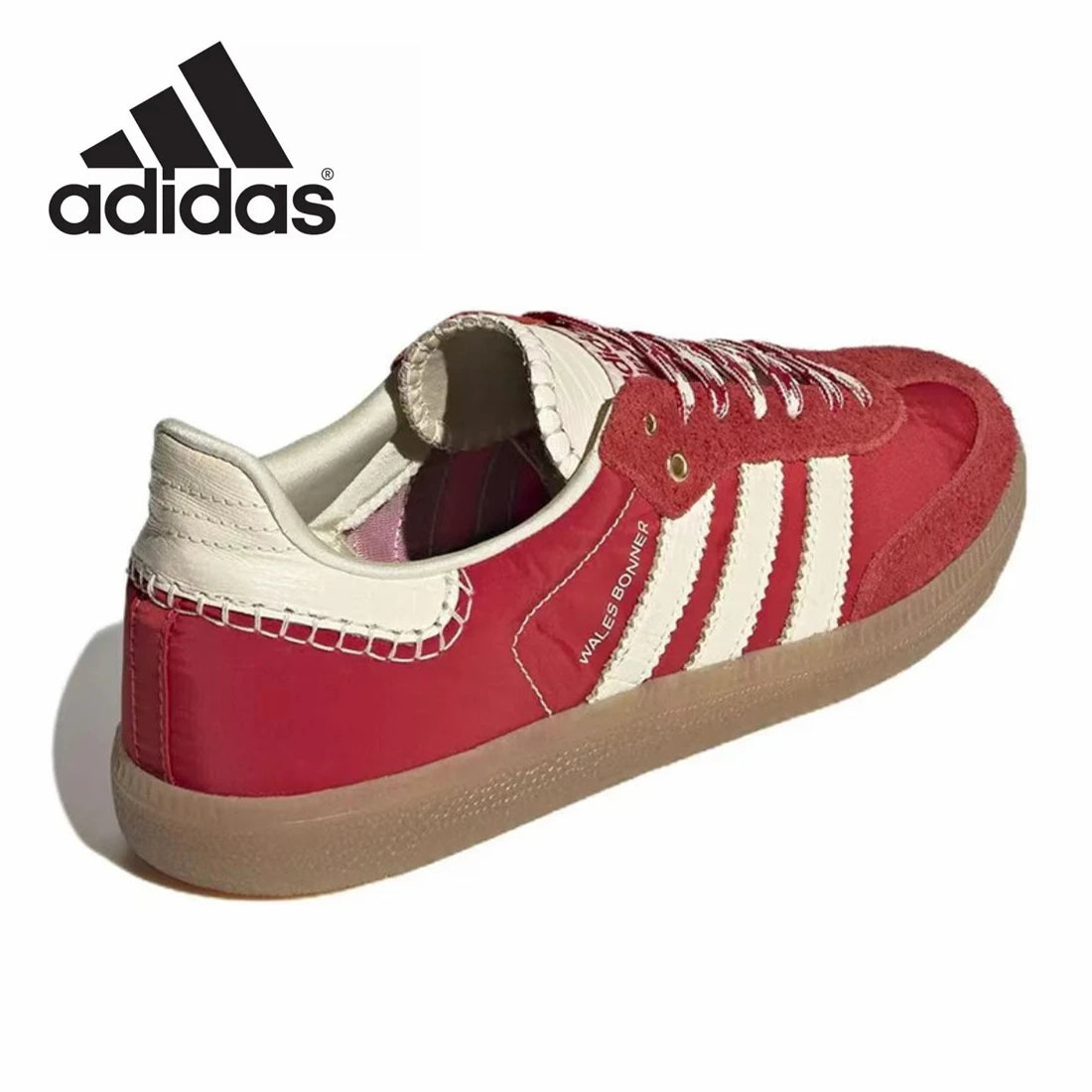 Adidas - German Samba Pony Welsh Bonner Leopard Pattern Training Shoes, Retro Multi functional Sports and Casual Gazelle Shoes