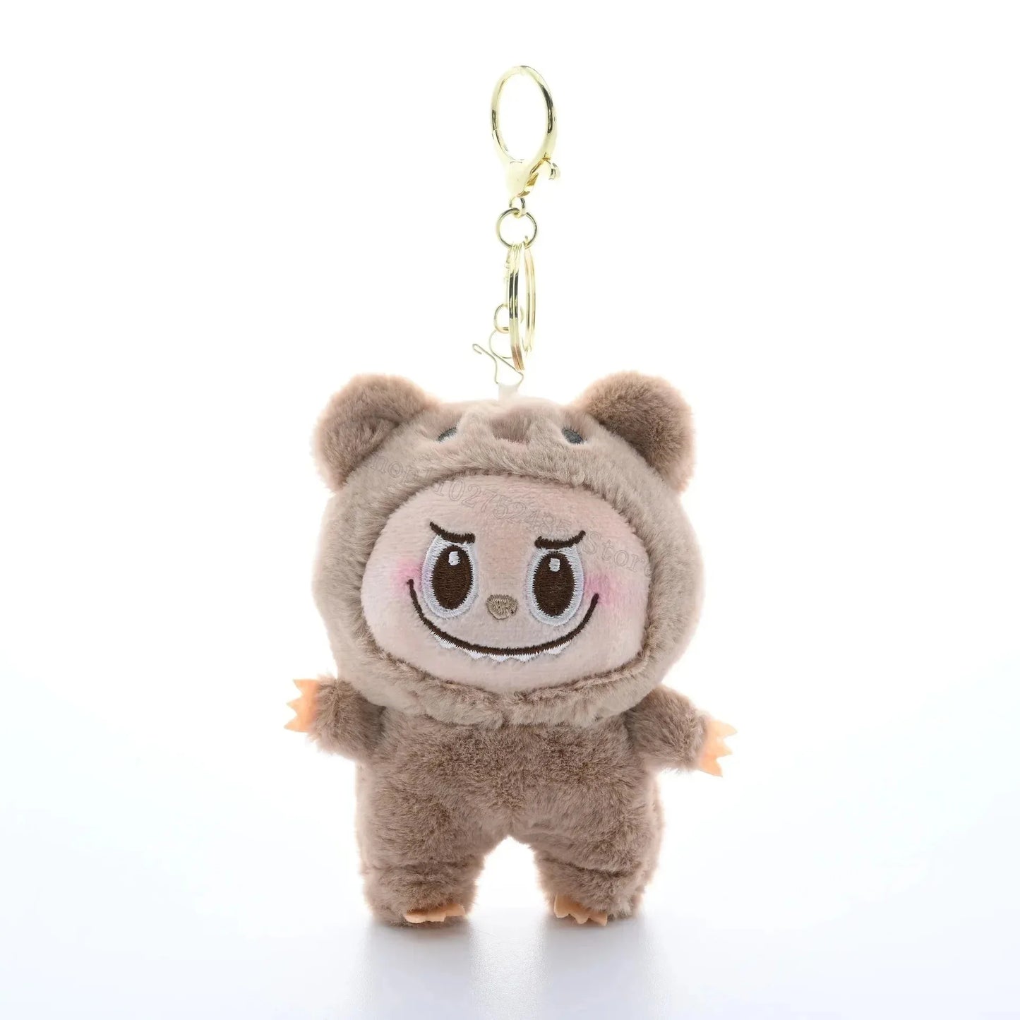 Kawaii Labubu The Monsters Plush Keychains Stuffed Animals Keyrings Girls Backpack Bags Pendants Doll Charms Accessories Gifts