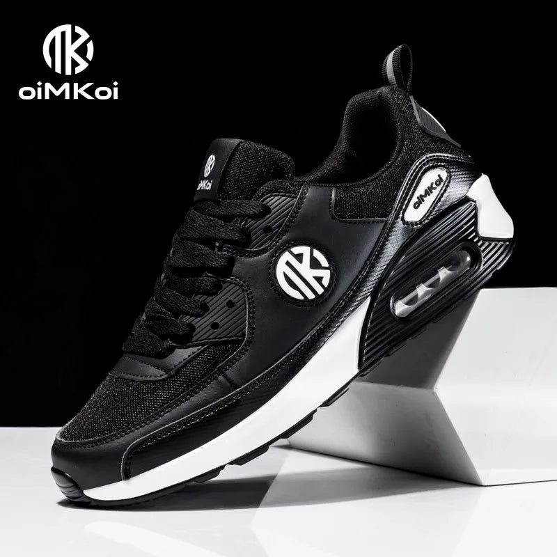 OIMKOI New Men's Sneakers Flying Weave Sports Shoes