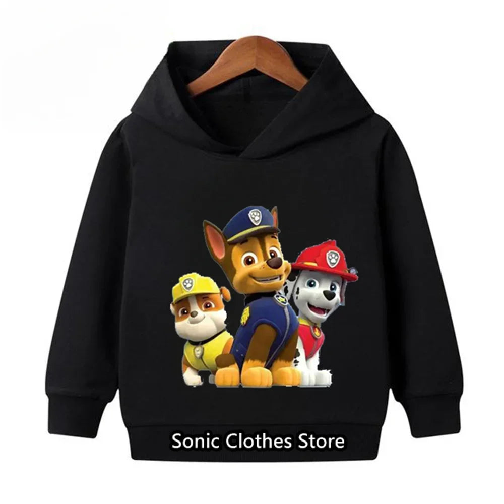 PAW Patrols Hoodie Kids Tops Long Sleeve Clothes Child Boys Girls Clothing Fashion Sweatshirts Spring Baby Boy Clothes