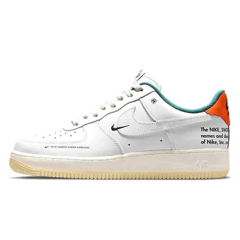 NIke Air Force 1 Skate Shoes High for Men and Women, Comfortable Unisex Sneakers, Cold White, Emerald