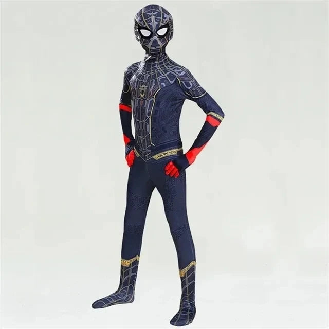 Barn Voksen Spider Man Hulk Iron Man Black Panther Batman Captain America Cosplay Kostume Bodysuit Jumpsuit Halloween kostume