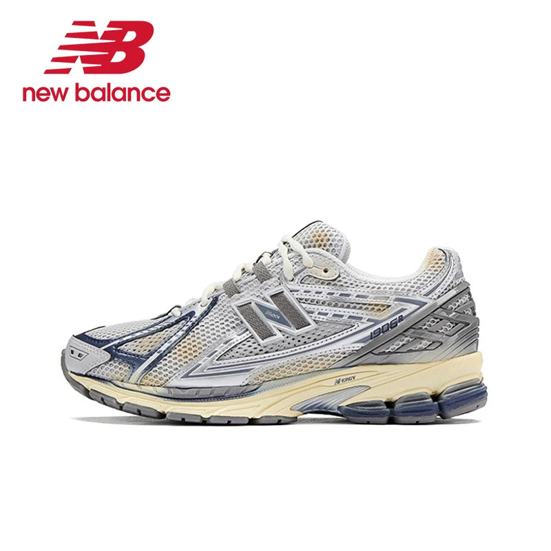 Original New Balance NB 1906R Retro All-fit Mesh Fabric Leather Low-top Casual Running Shoes Unisex Gray Sneakers M1906RP