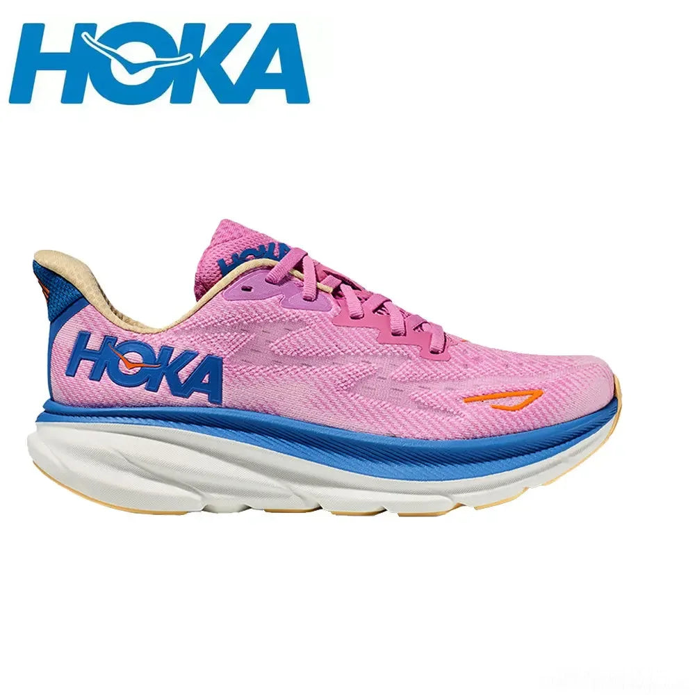 Original Hoka Clifton 9 Running Shoes Mens Women's Lightweight Cushioning Marathon Breathable Highway Trainer Sneakers