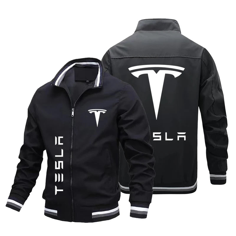 Men's zippered baseball jacket high-quality rider uniform motorcycle sportswear Spring and Autumn 2024