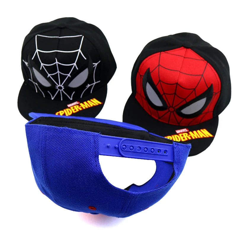 Disney Marvel Anime Spiderman Kids Brand Hat Boys Girls Hip Hop Sun Caps Spring Summer Children Baseball Cap Gift Accessories