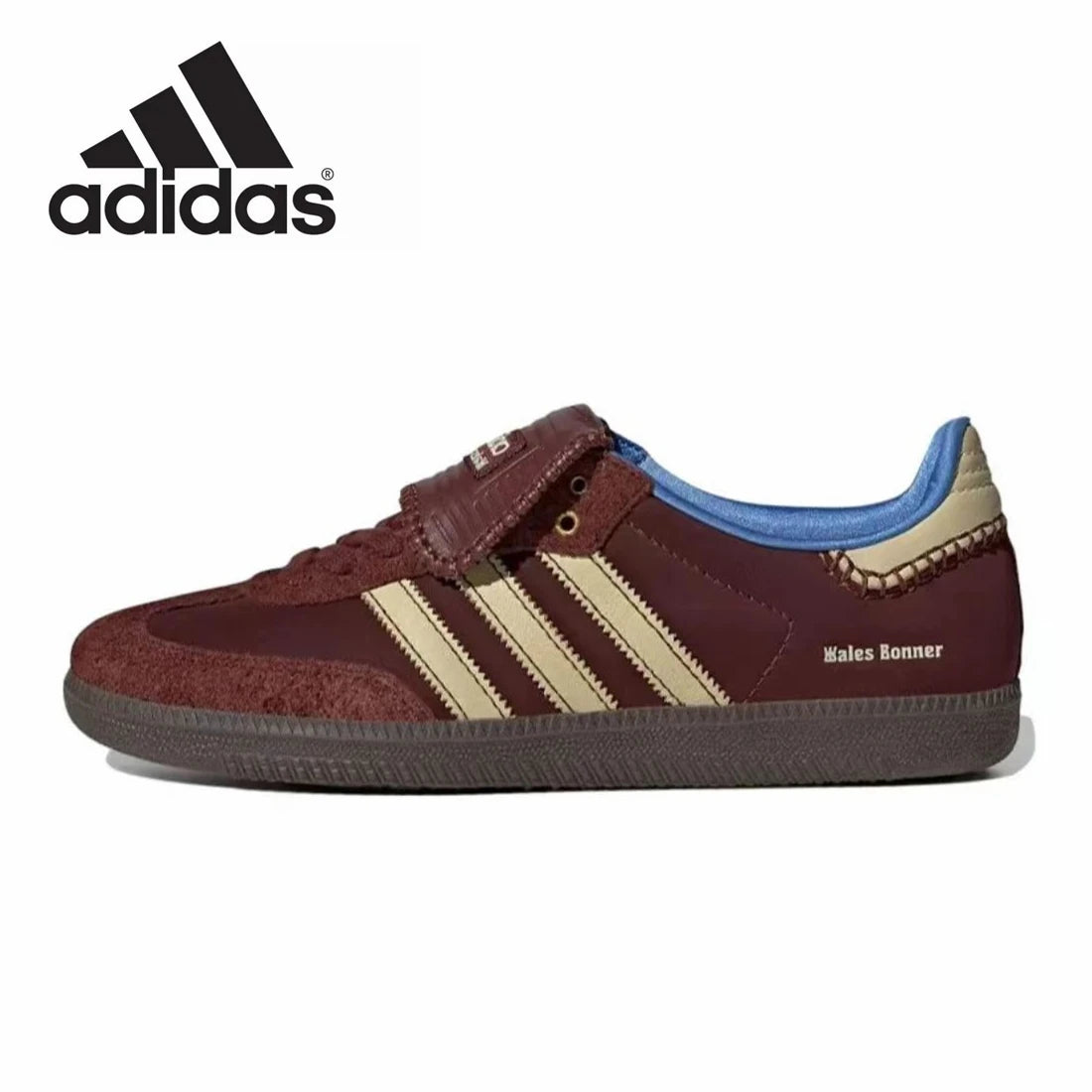 Adidas - German Samba Pony Welsh Bonner Leopard Pattern Training Shoes, Retro Multi functional Sports and Casual Gazelle Shoes