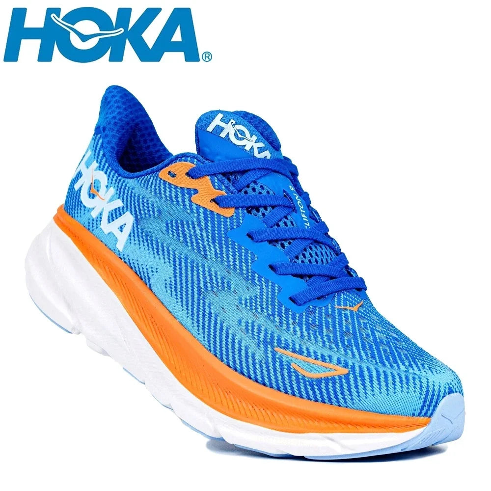 Original Hoka Clifton 9 Running Shoes Mens Women's Lightweight Cushioning Marathon Breathable Highway Trainer Sneakers