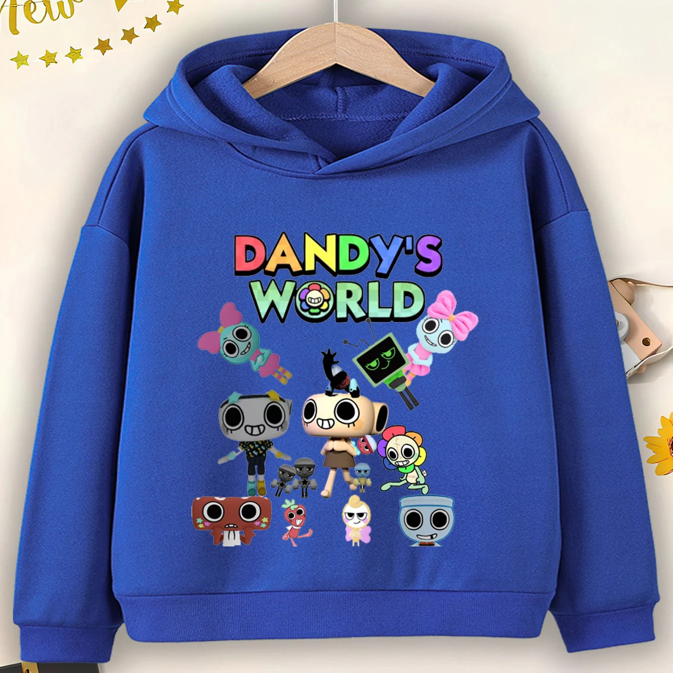 Fashion Dandys World Hoodie Creative Boys Girls Cute Cartoon Clothes Casual Pullover Dandy's World Game Sweatshirts Kids Hoodies