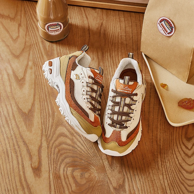 Skechers Shoes for Women "TRACK" Milk Tea Bear