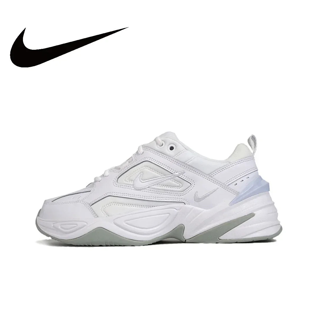 Nike Original Gray M2K Tekno Low Mens Running Shoes Retro Classic Comfortable Shock Absorbing Sneakers