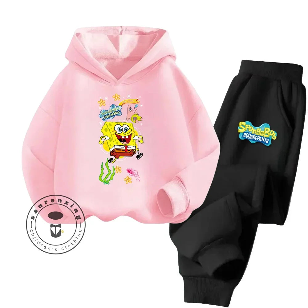 SpongeBob Kawaii Hoodie Keep Your Little Ones Warm This Winter Anime-Inspired Styles in 7 Different Colors and Soft Long Sleeves