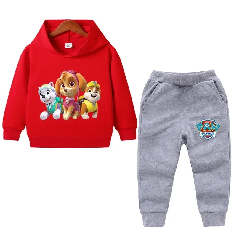 PAW Patrol Spring Autumn Children Clothing Suit Baby Boys Girls Clothes Kids Sport Hoodies Pants 2Pcs Sets Toddler Tracksuits