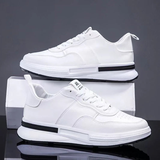 Leather Breathable Casual Sneakers