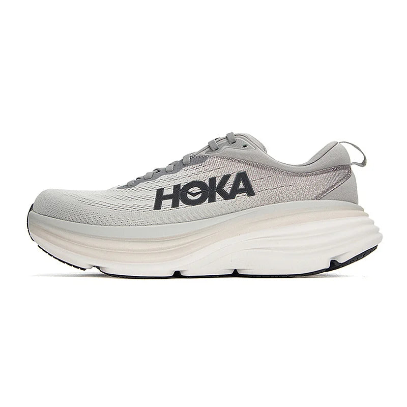 HOKA Sport Running Shoes Bondi 8 Breathable Anti Slip Cushioning Road Runs Shoes Men Sport Shoes Lifestyle Outdoor Sneaker Women