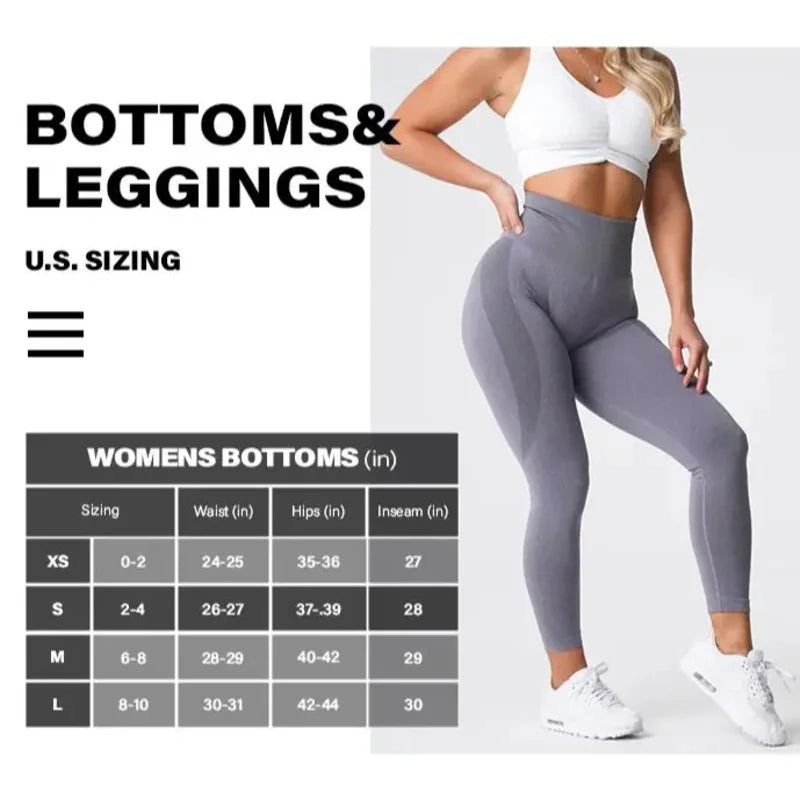 Seamless Spandex Leggings Women Soft Workout Tights