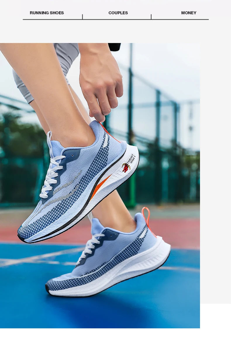 Marathon Mænd Casual Sneakers AirCushion Åndbar løbesko Komfortabelt træningscenter Tenis Masculino Kvinder Atletisk træningsfodtøj