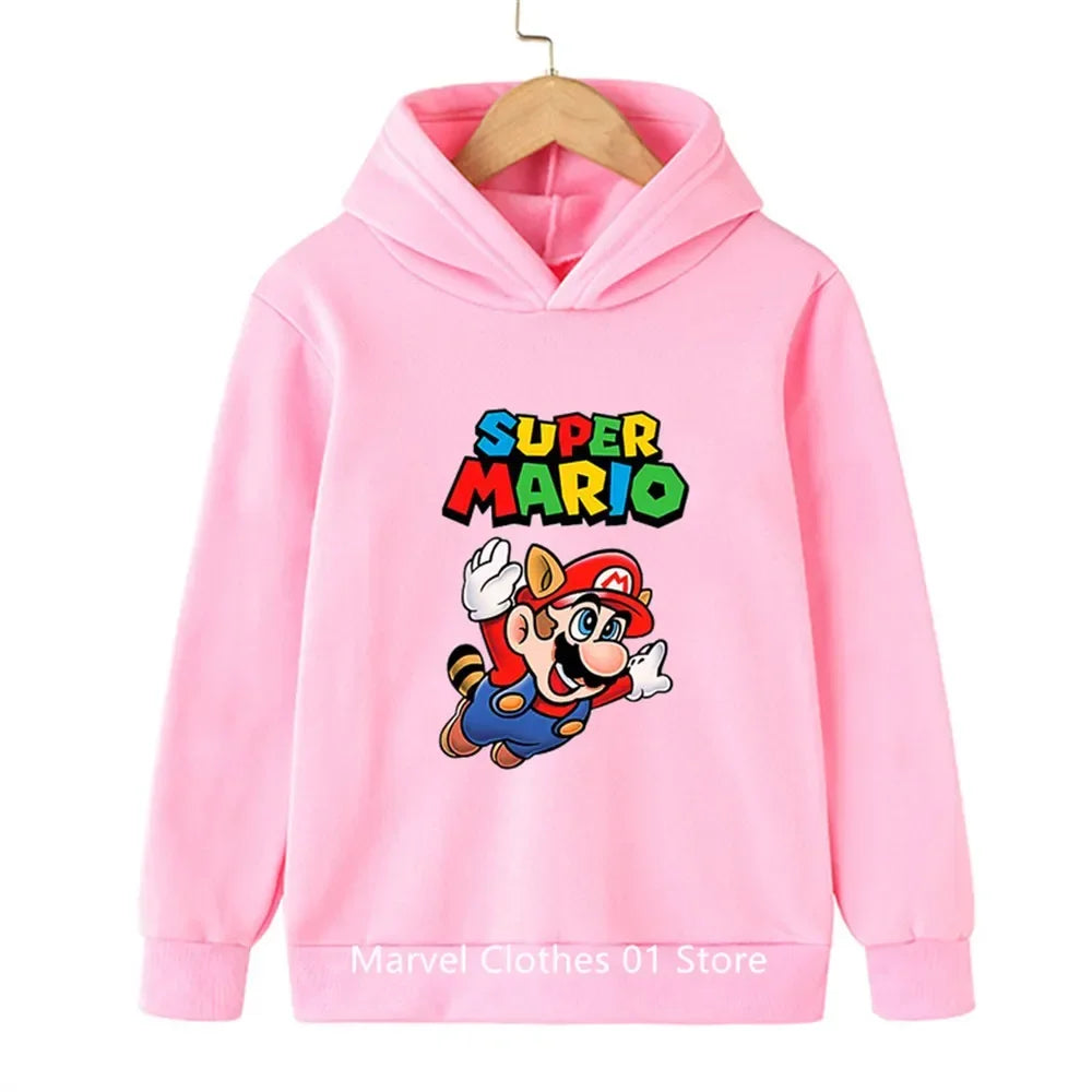 Fashion Children Game Sonic Hoodie Kids Sweatshirt Baby Boys Girls Cartoon Pullovers Kids Autumn Clothes Bros Hoodies