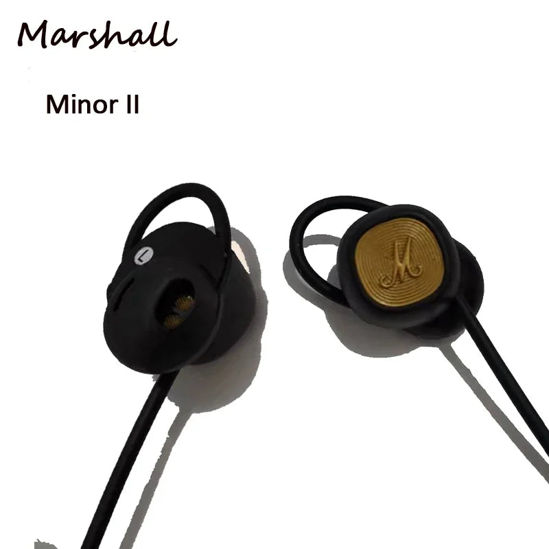 Original Marshall Minor II Bluetooth 5.0  for Pop Rock Music with Microphone Magnetic Suction Wireless Earbuds Headphones