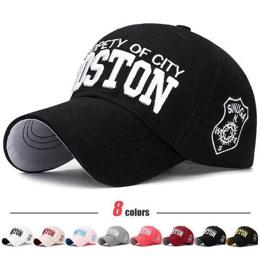 Soft Top Sports Baseball Cap Cotton 3D Embroidery Unisex Snapback Cap Tennis Hat Dad Cap