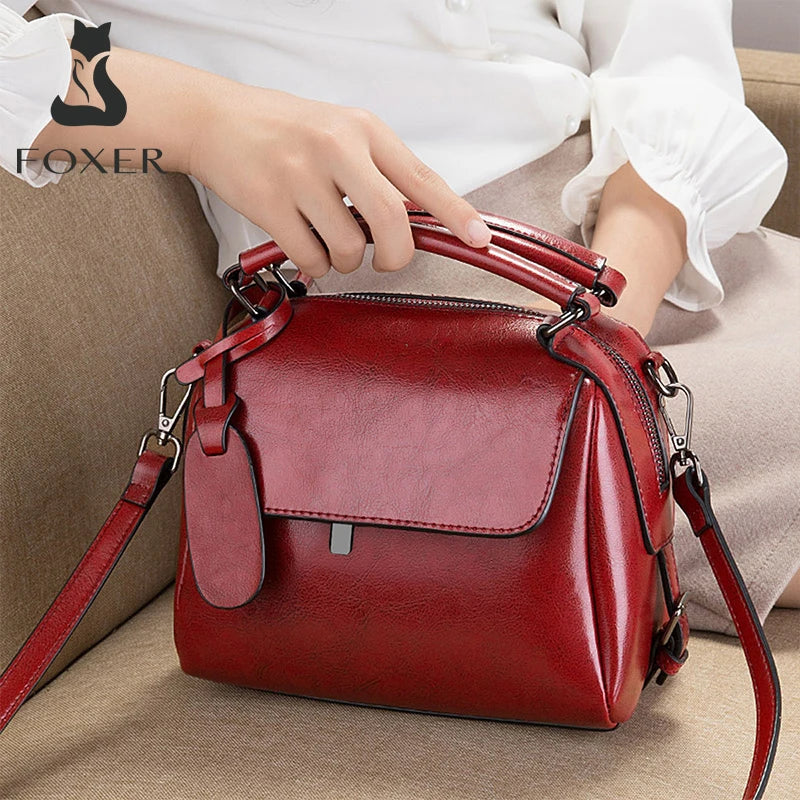 Lady Fashion  Synthetic Leather Handbags Casual Large Capacity Totes