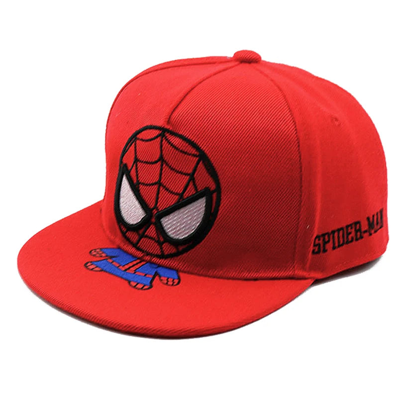 Disney Cartoon Spiderman Children's Hat Boys Girls Cotton Polyester Sun Hat Hip Hop Cap Baby Kids Fashion Baseball Cap