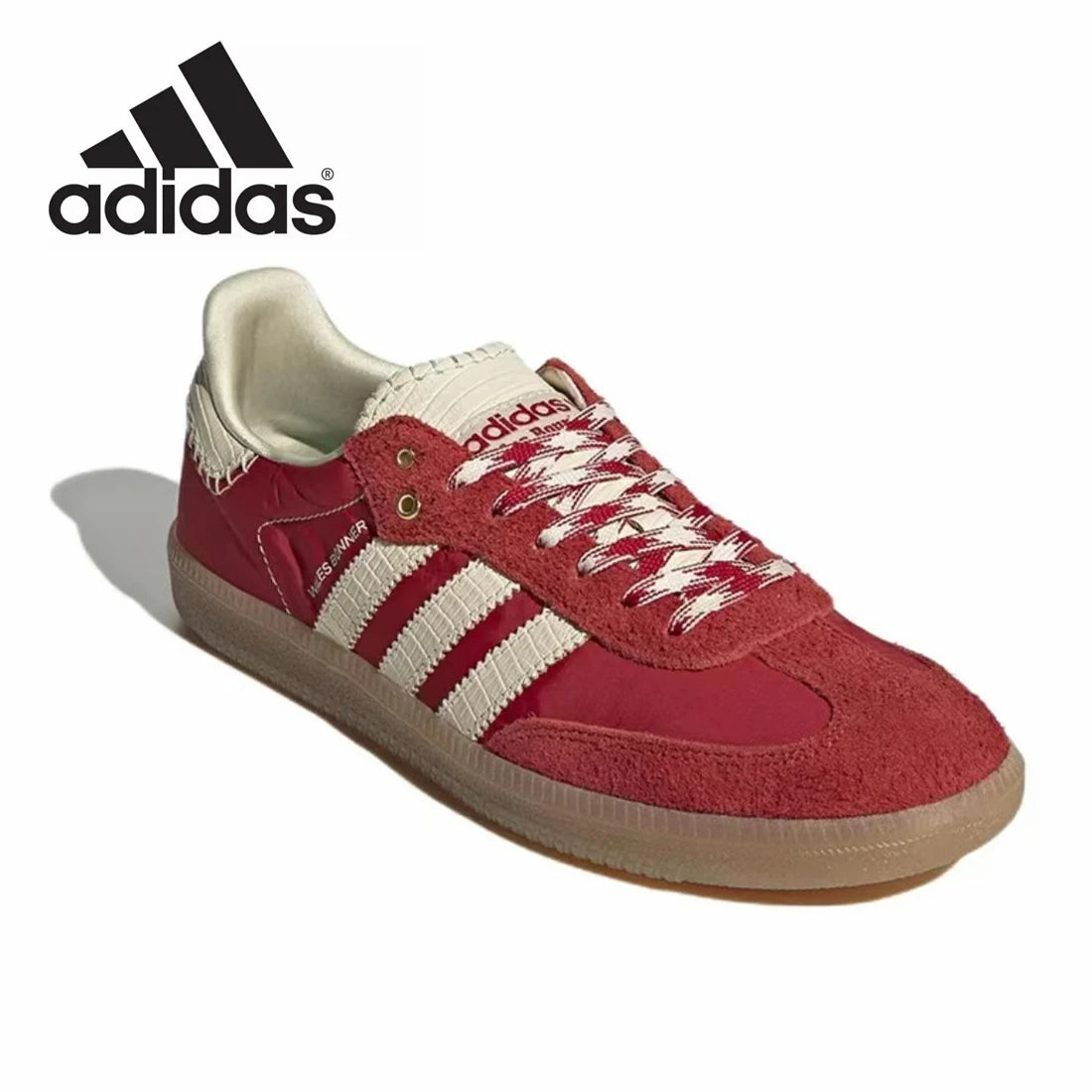 Adidas - German Samba Pony Welsh Bonner Leopard Pattern Training Shoes, Retro Multi functional Sports and Casual Gazelle Shoes