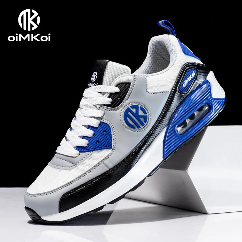 OIMKOI New Men's Sneakers Flying Weave Sports Shoes