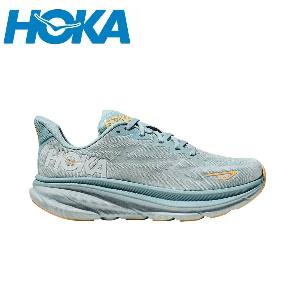 Original Hoka Clifton 9 Running Shoes Mens Women's Lightweight Cushioning Marathon Breathable Highway Trainer Sneakers