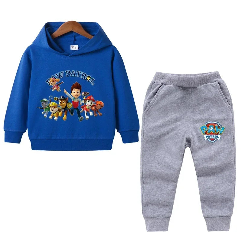 PAW Patrol Spring Autumn Children Clothing Suit Baby Boys Girls Clothes Kids Sport Hoodies Pants 2Pcs Sets Toddler Tracksuits