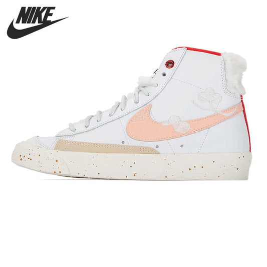 Original New Arrival NIKE W BLAZER MID PRM Women's  Skateboarding Shoes Sneakers