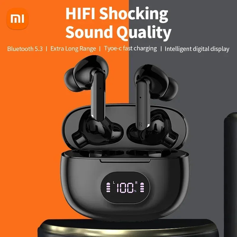 Xiaomi Buds ANC TWS Bluetooth5.3 Earphones Wireless Active Noise Cancelling Mijia Headphones Stereo Sound Gaming Headset Earbuds