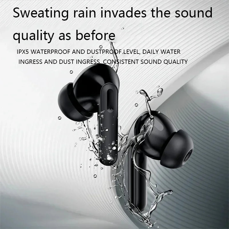 Xiaomi Wireless Bluetooth Earphones Headsets Sports in Ear Earbuds Dual Mic Noise Reduction LED Display TWS Headphones Earphones