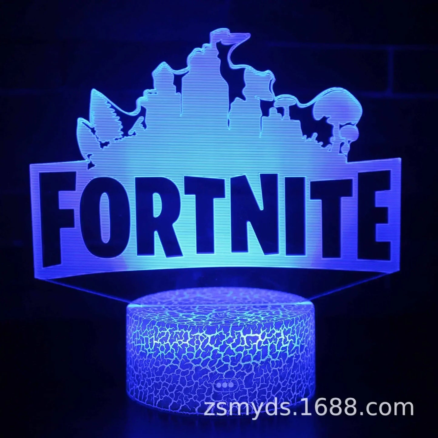 Fortnite 3D Illusion Lamp Game Setup Patterns LED Night Light Gamer Decoration Table Lamp Game Room Decor