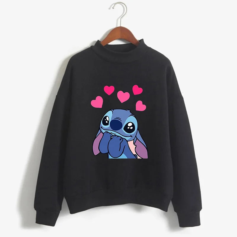 Cute Lilo and Stitch Anime Sweatshirt Manga Streetwear Hoody