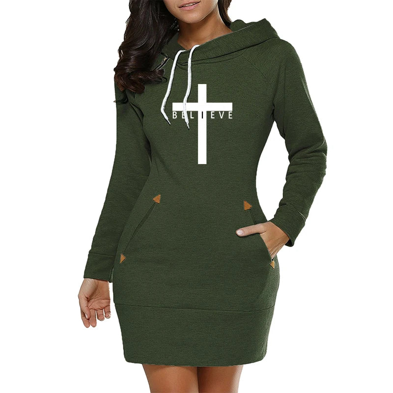 2024 New Hooded Sweatshirt Pockets Womens