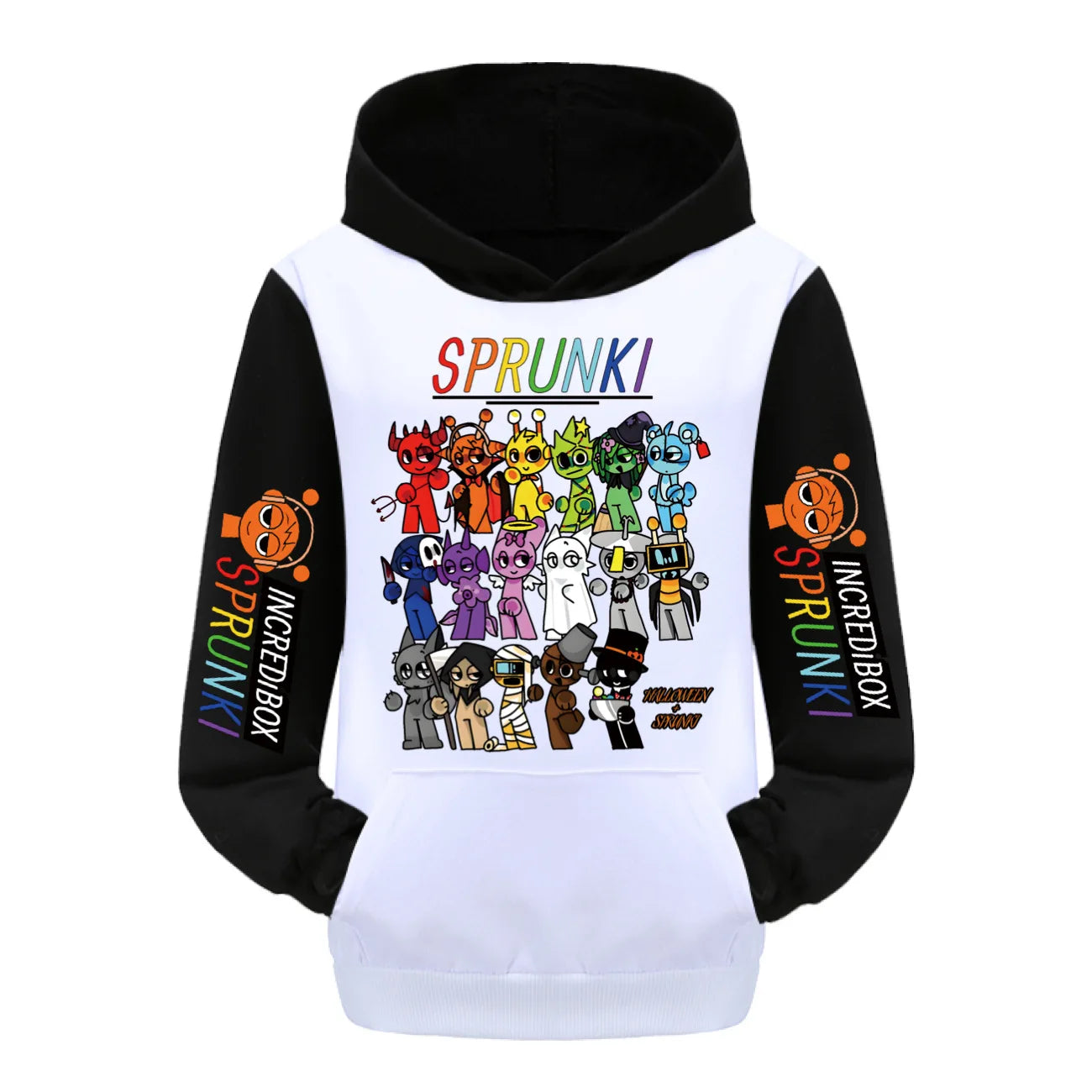 Hot Sprunki Incredibox Coat Boys Boys Clothes Cartoon Hoodies Kids Sweatshirts Pullover Outerwear Hoodie Girls  Streetwear Hoody