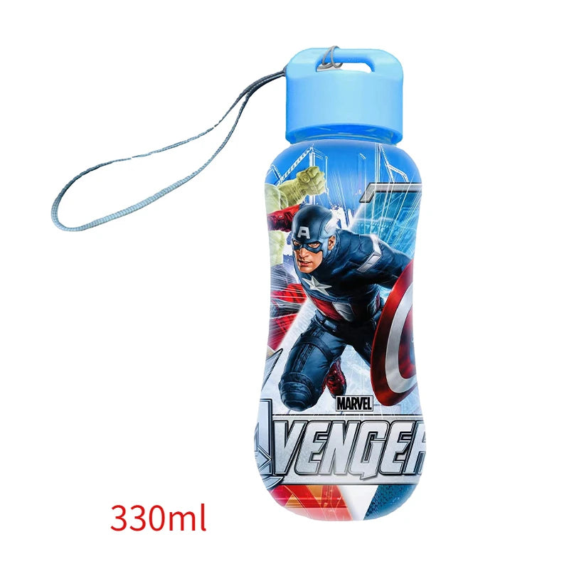 Disney Marvel Cup Cartoon Captain America Spider-Man Children Water Bottle Water Cup Anime Frozen Mickey Minnie Baby Cups Gifts