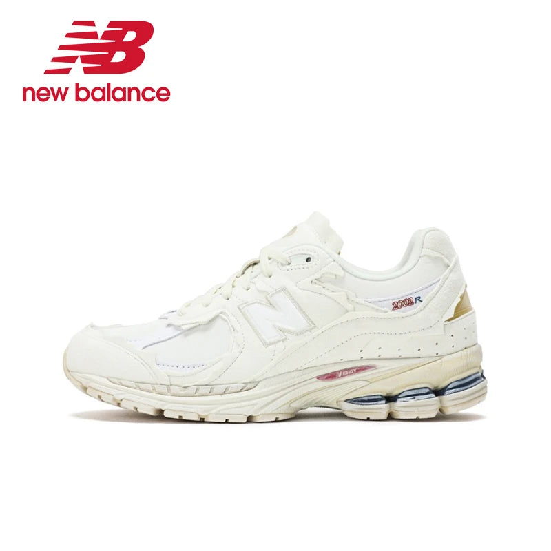 Original New Balance NB 2002R Retro All-fit Shock-absorbing Wear-resistant Running Shoes Unisex Rain Ash Sneakers M2002RDA