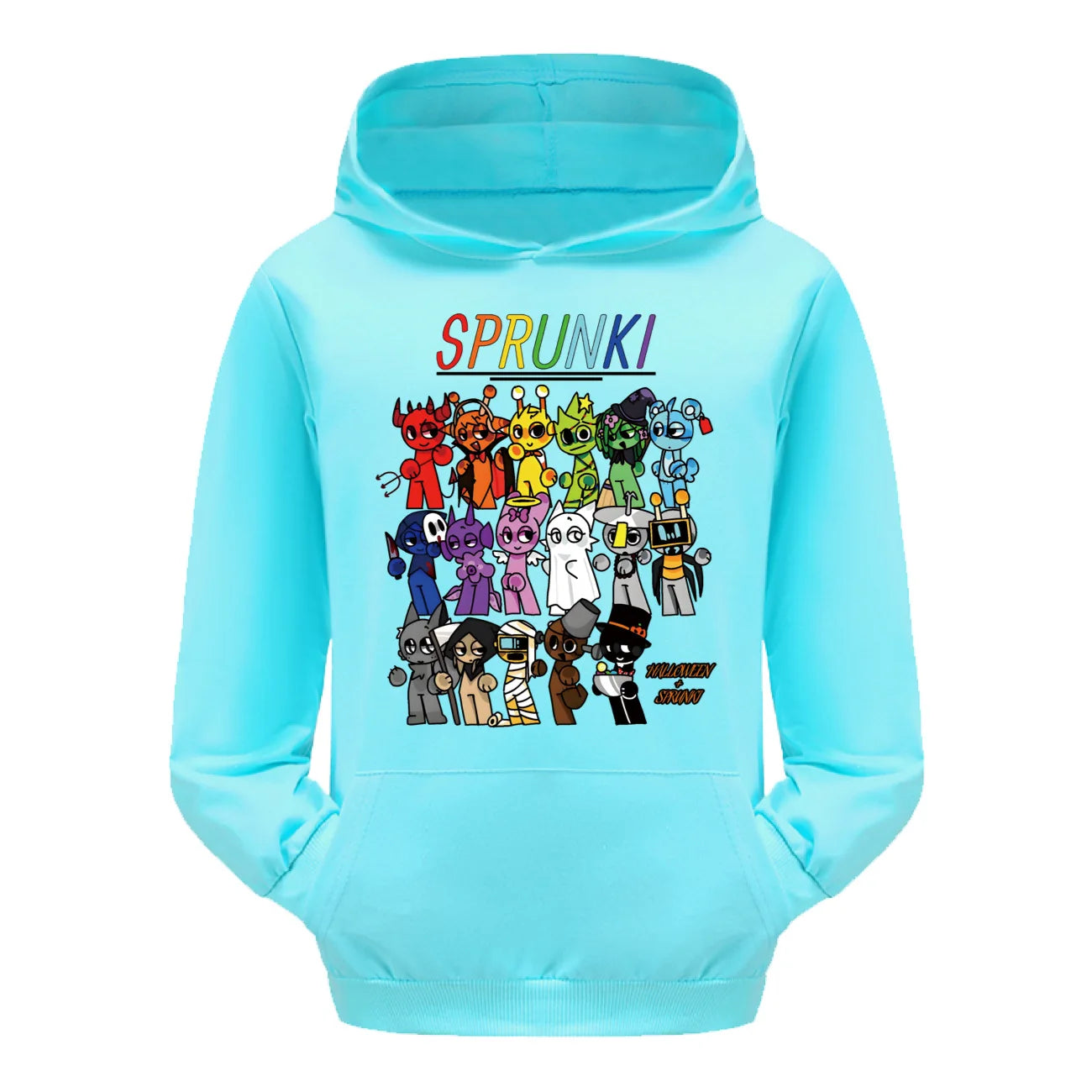 Hot Sprunki Incredibox Cartoon Hoodies Kids Coat Boys Boys Clothes Sweatshirts Pullover Outerwear Hoodie Girls  Streetwear Hoody