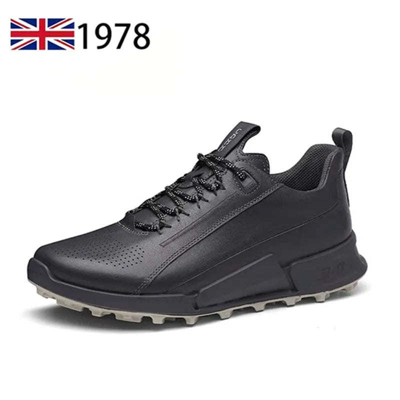 Men's Shoes New Casual Sneakers Genuine Leather Shoes Men's Spring  Autumn Lightweight Soft Sole Anti slip Outdoor Walking Shoes