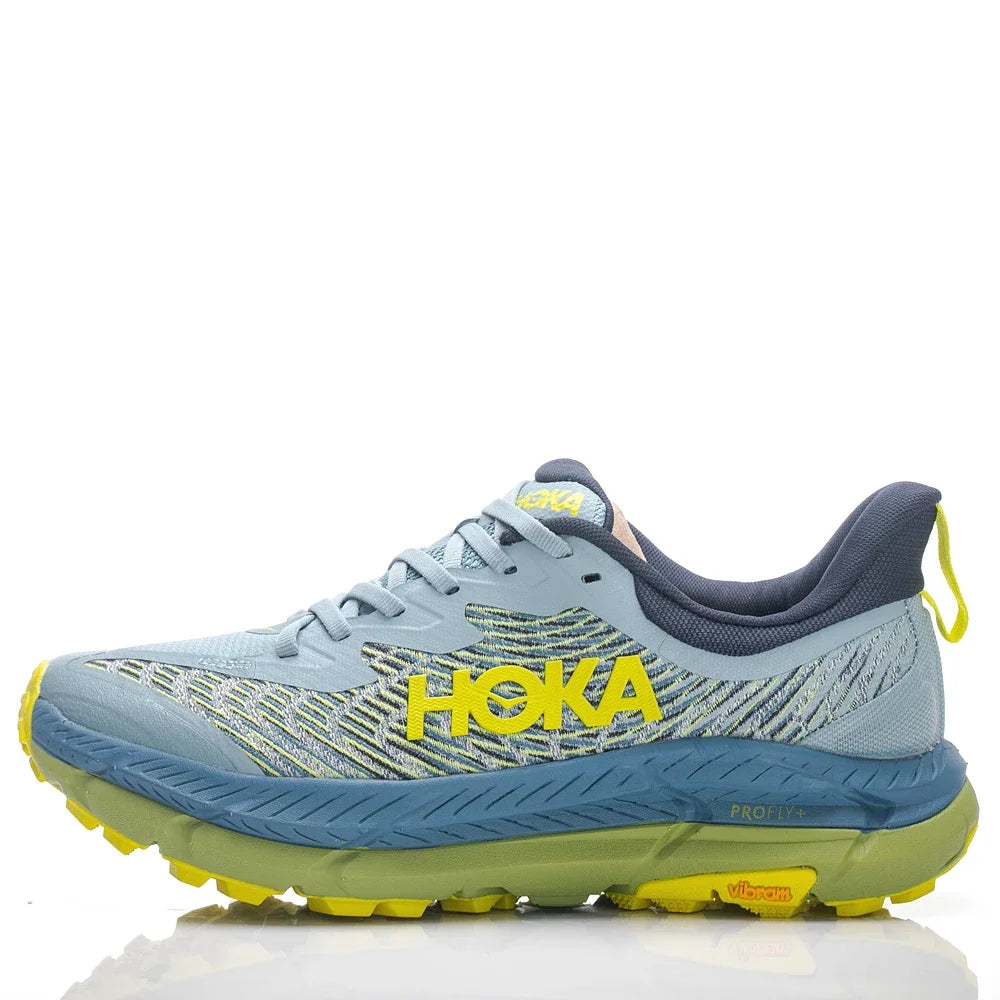 HOKA Mafate Speed ​​4 Kvinder og Mænd Grøn Lime Skridsikker Slidfast Letvægts Mesh Casual Sneakers Sko 1129930-LGOM