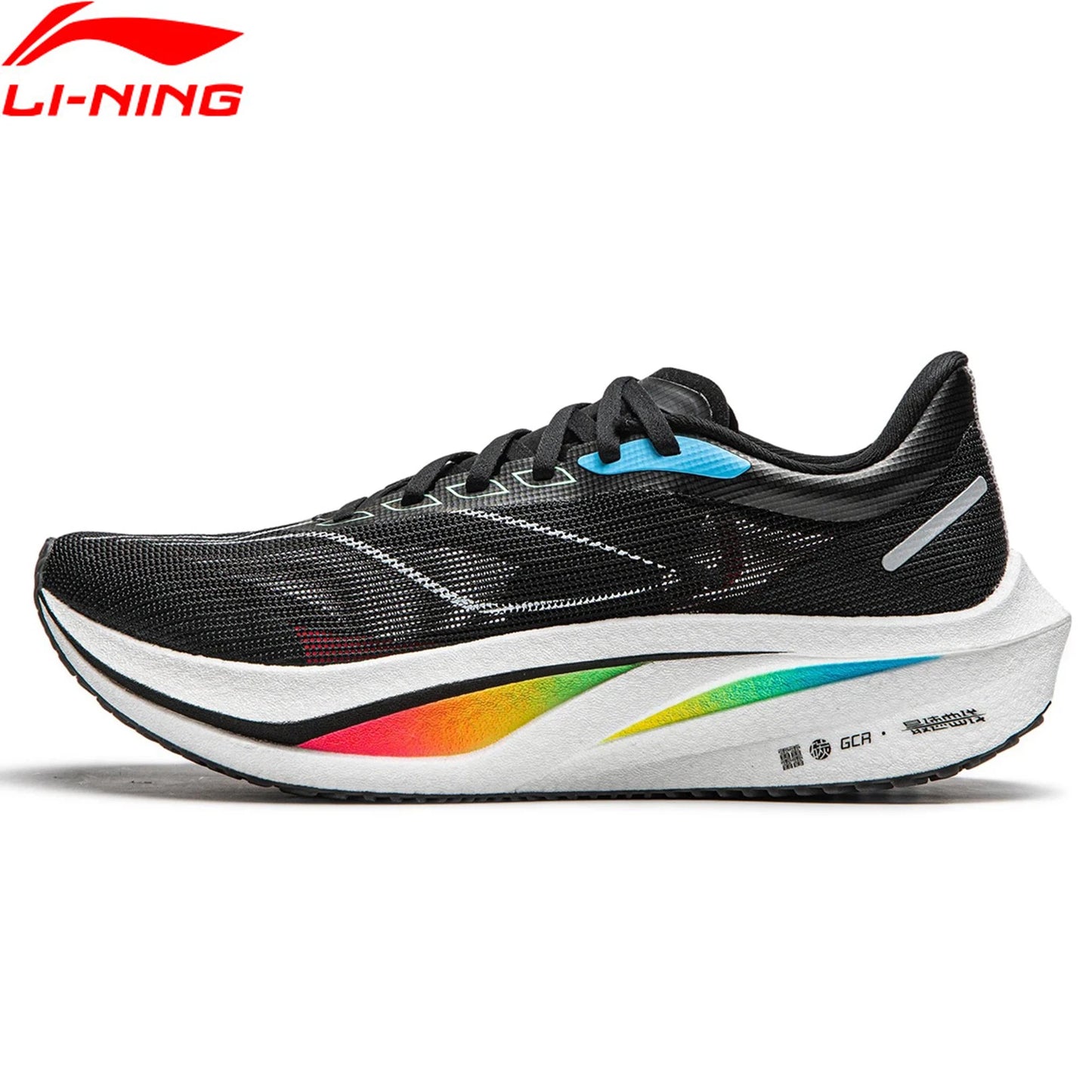 Li-Ning Mænd FEIDIAN 4 CHALLENGER Racing løbesko KULFIBER PLATE BOOM Pude Sportssko Åndbare sneakers ARMU005