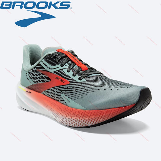 Brooks Road Running Shoes Hyperion Max Men and Women Casual Sports Shoes Outdoor Soft-Soled Stretch Unisex Training Sneakers